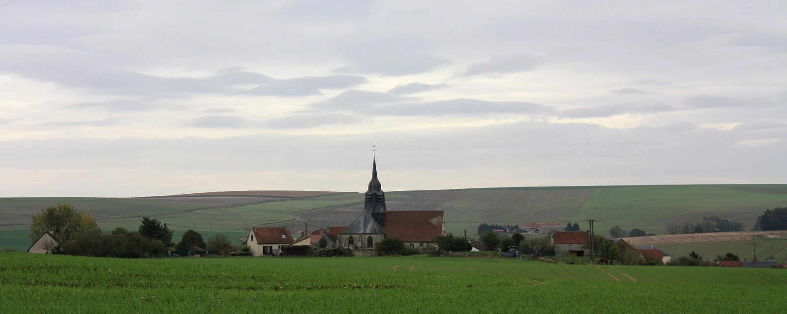 Vue de Chéry-Chartreuve, Aisne