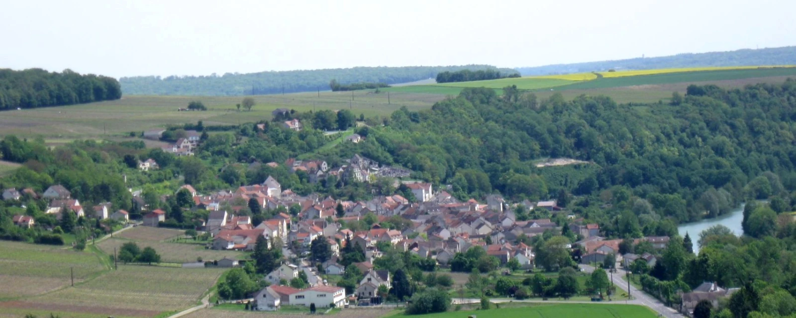 Vue de Crouttes-sur-Marne, Aisne