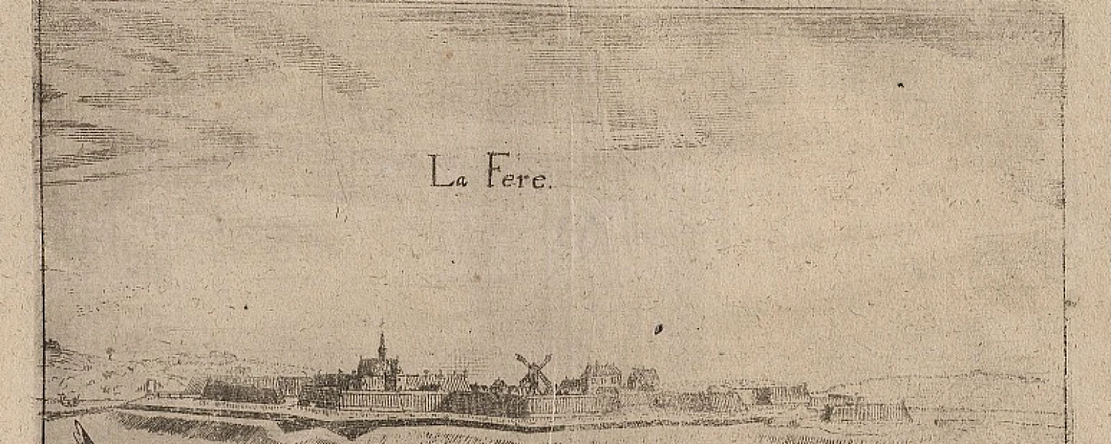 Vue de La Fère, Aisne