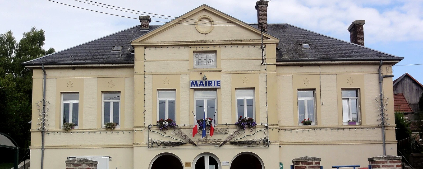Vue de Fontaine-lès-Clercs, Aisne