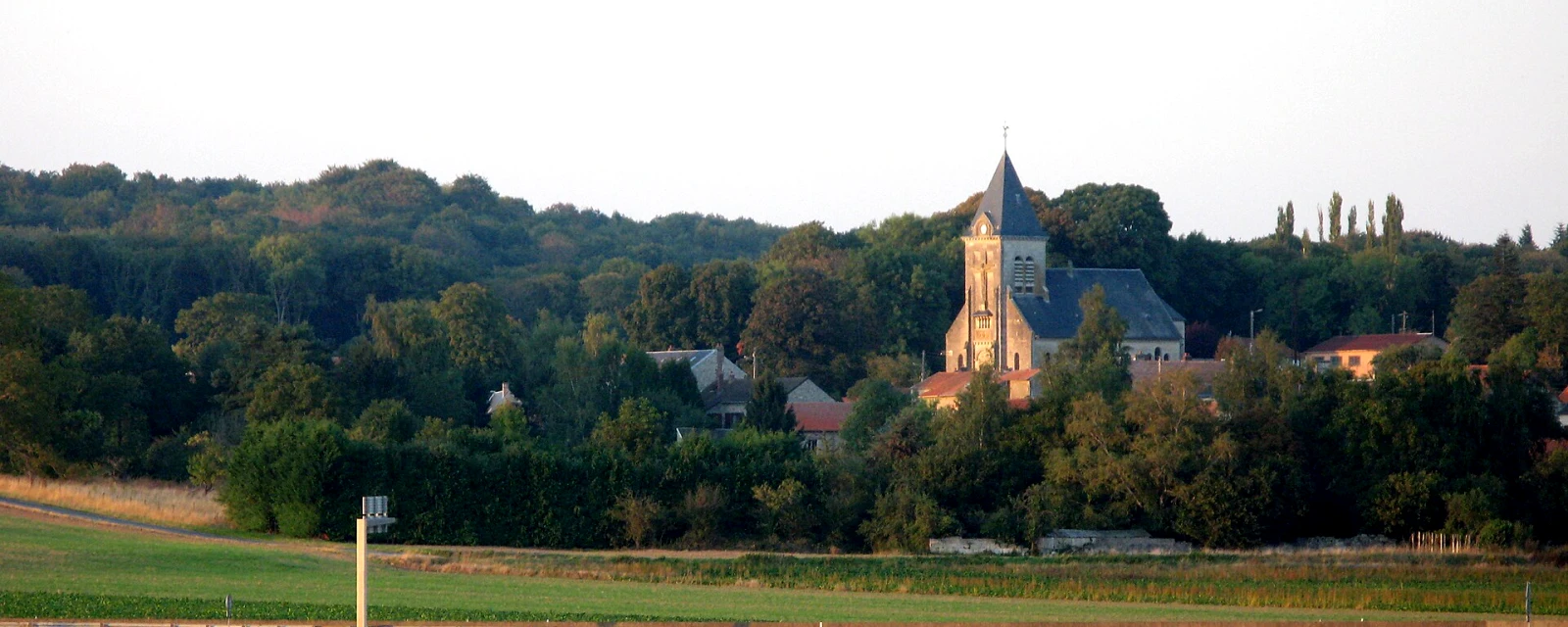 Vue de Hartennes-et-Taux, Aisne