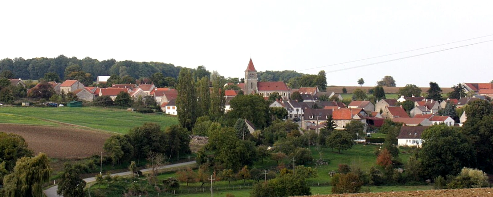Vue de Lucy-le-Bocage, Aisne