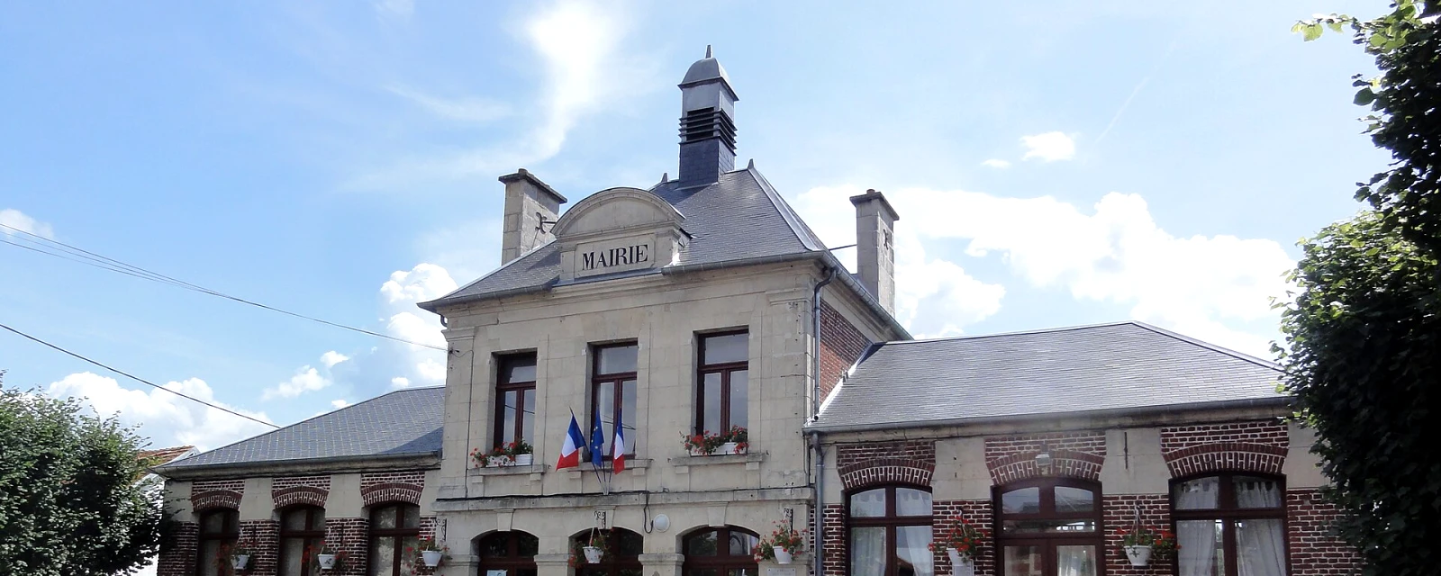 Vue de Marest-Dampcourt, Aisne
