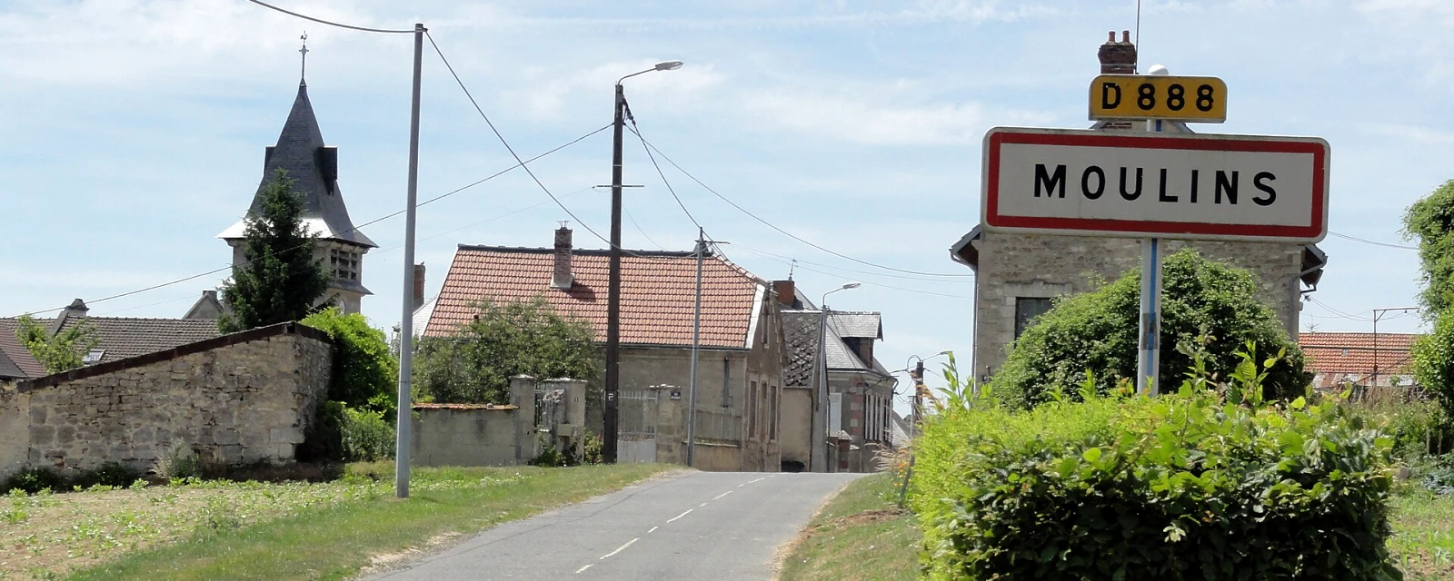 Vue de Moulins, Aisne
