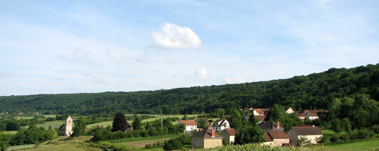Vue de Reuilly-Sauvigny, Aisne