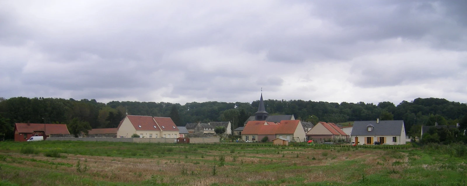 Vue de Saint-Aubin, Aisne