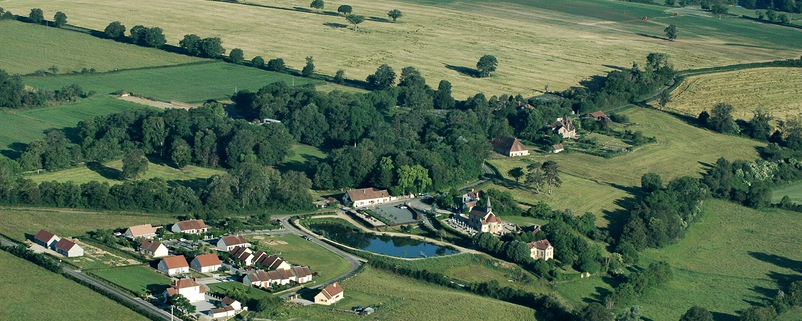 Vue de Aubigny, Allier
