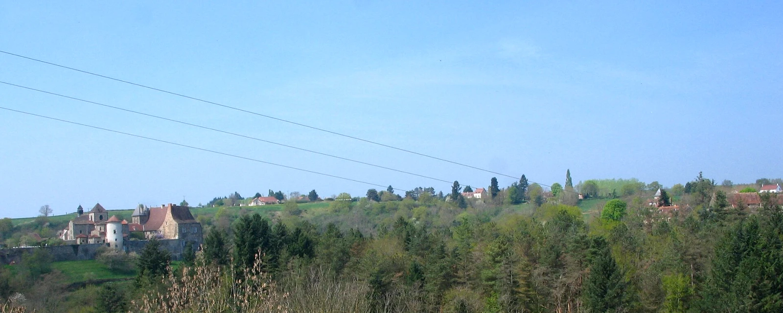 Vue de Deneuille-lès-Chantelle, Allier
