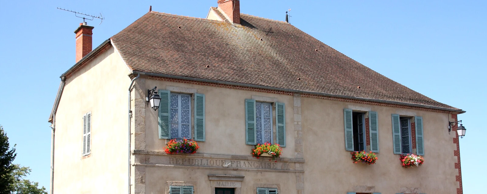 Vue de Saint-Menoux, Allier
