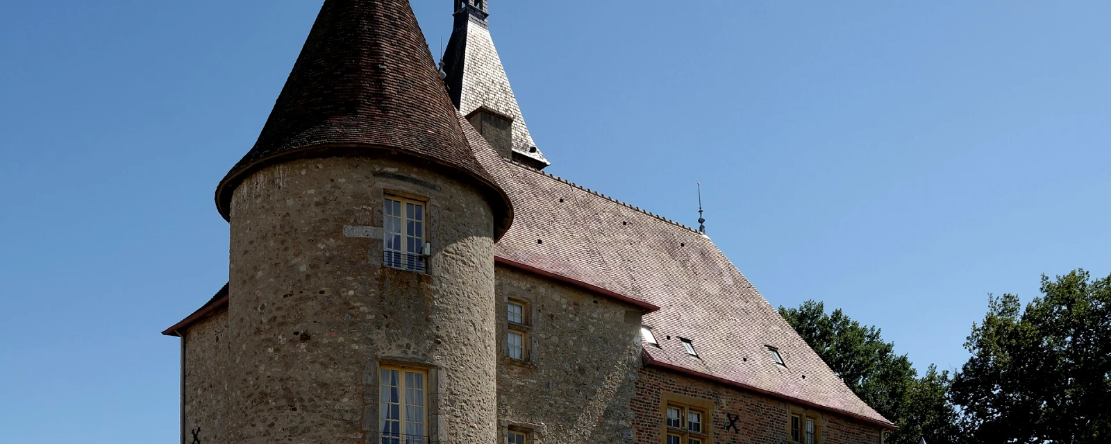 Vue de Saint-Pourçain-sur-Besbre, Allier