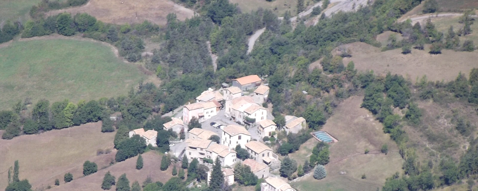 Vue de Archail, Alpes-de-Haute-Provence