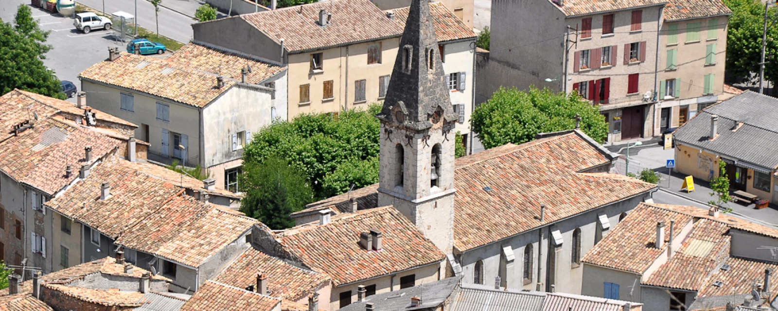 Vue de Barrême, Alpes-de-Haute-Provence
