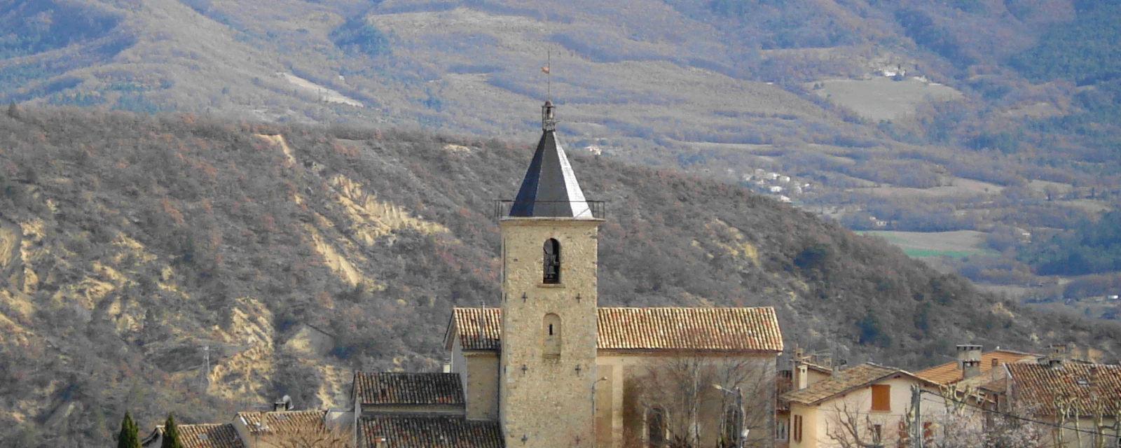 Vue de Champtercier, Alpes-de-Haute-Provence