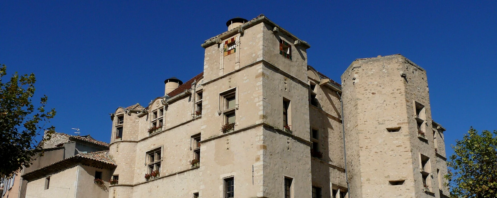 Vue de Château-Arnoux-Saint-Auban, Alpes-de-Haute-Provence