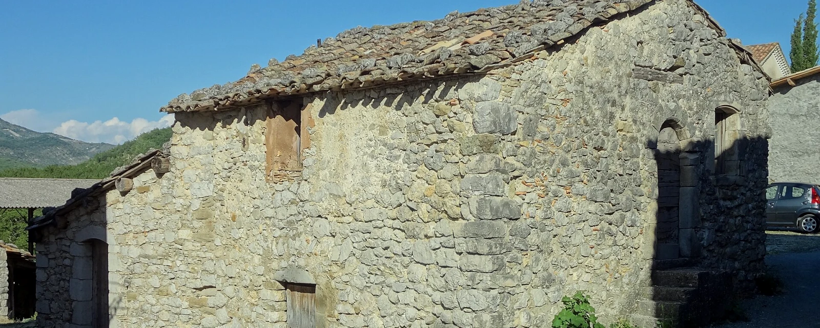 Vue de Châteauneuf-Miravail, Alpes-de-Haute-Provence