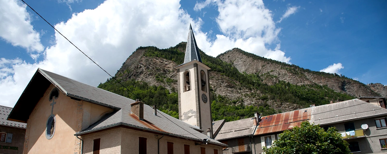 Vue de La Condamine-Châtelard, Alpes-de-Haute-Provence
