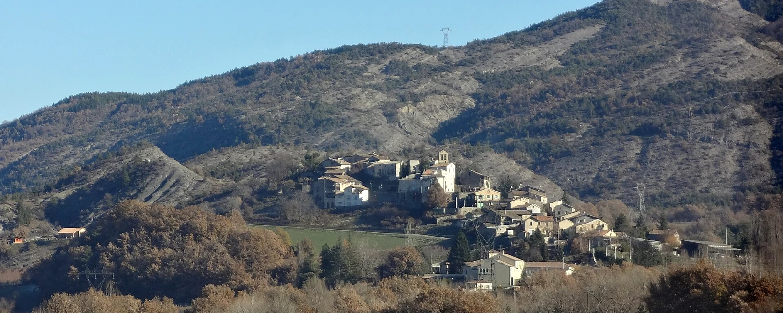 Vue de Curbans, Alpes-de-Haute-Provence
