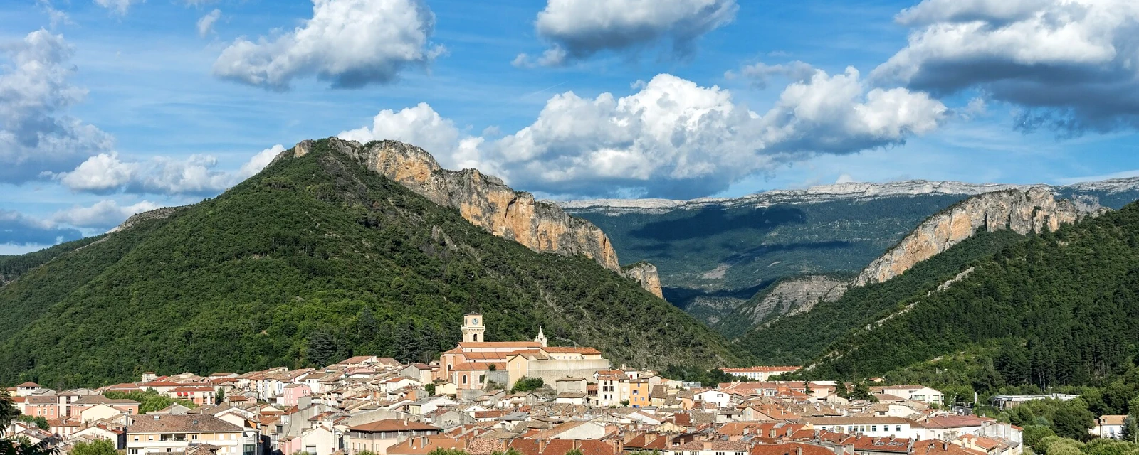 Vue de Digne-les-Bains, Alpes-de-Haute-Provence
