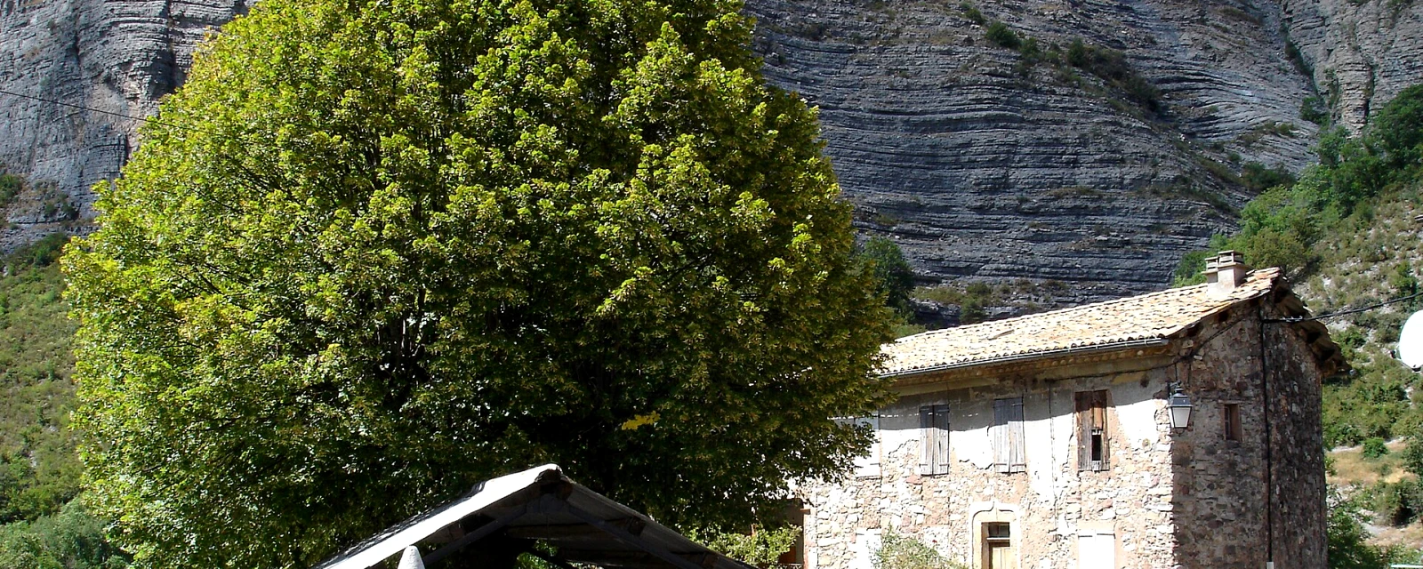 Vue de Faucon-du-Caire, Alpes-de-Haute-Provence