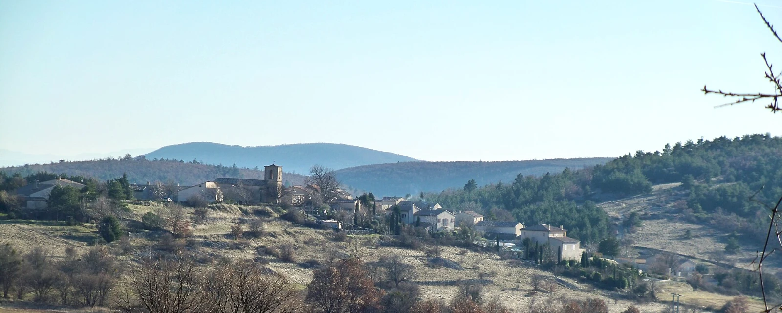 Vue de L'Hospitalet, Alpes-de-Haute-Provence