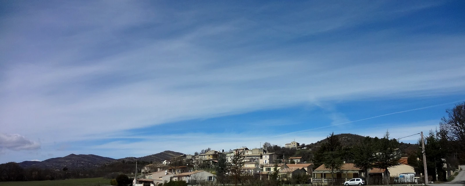 Vue de Mallemoisson, Alpes-de-Haute-Provence