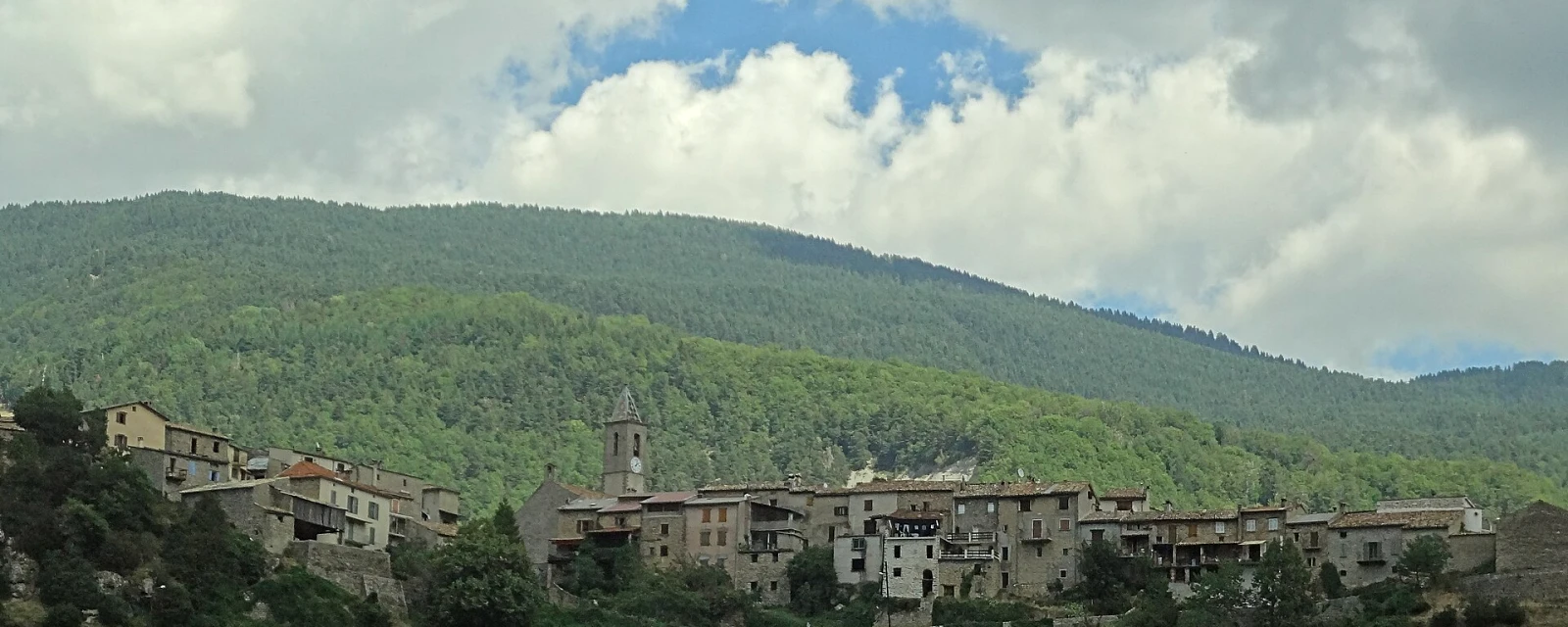 Vue de Méailles, Alpes-de-Haute-Provence