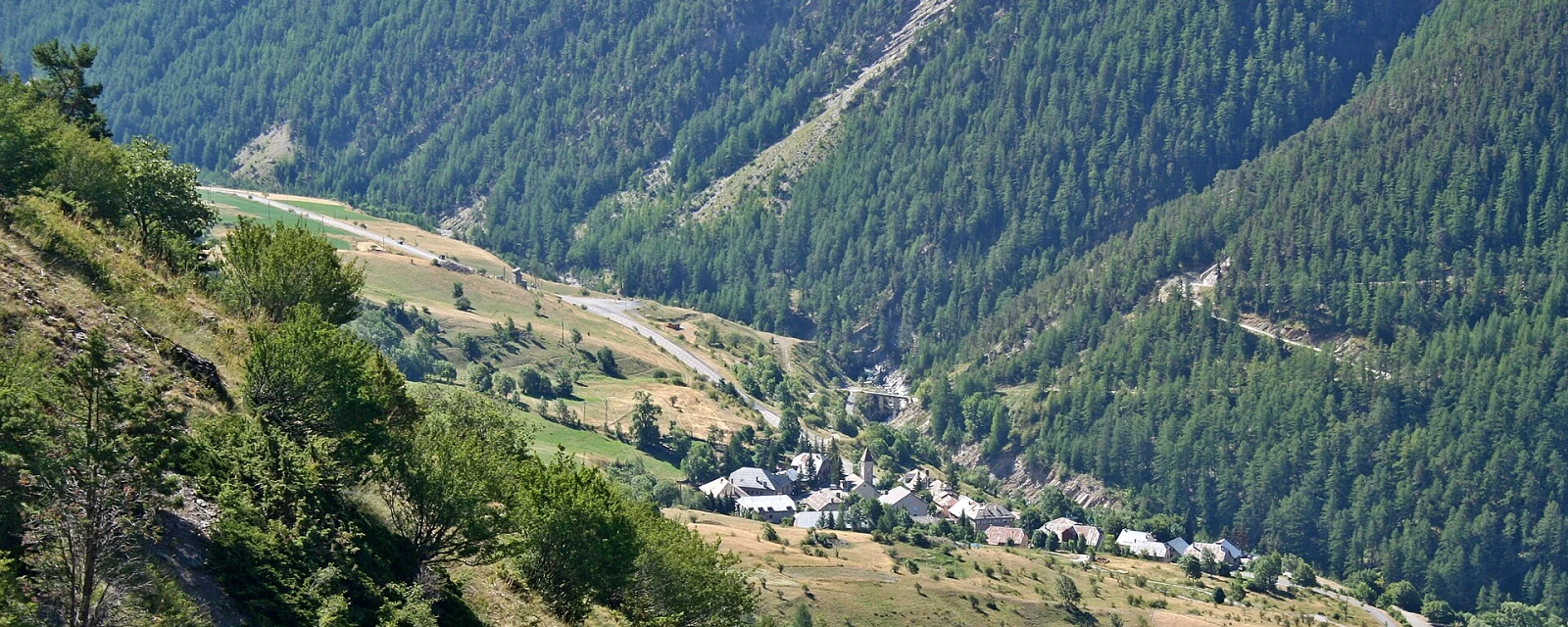 Vue de Val d'Oronaye, Alpes-de-Haute-Provence