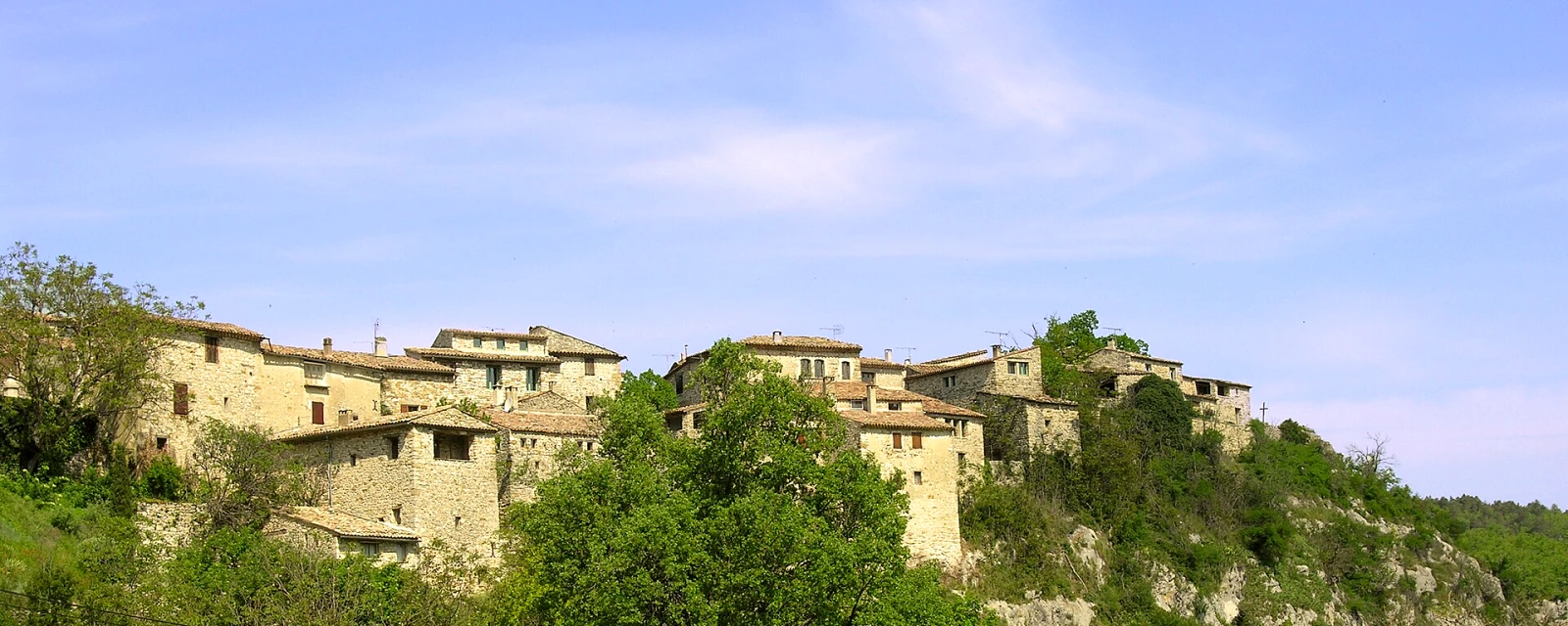 Vue de Oppedette, Alpes-de-Haute-Provence