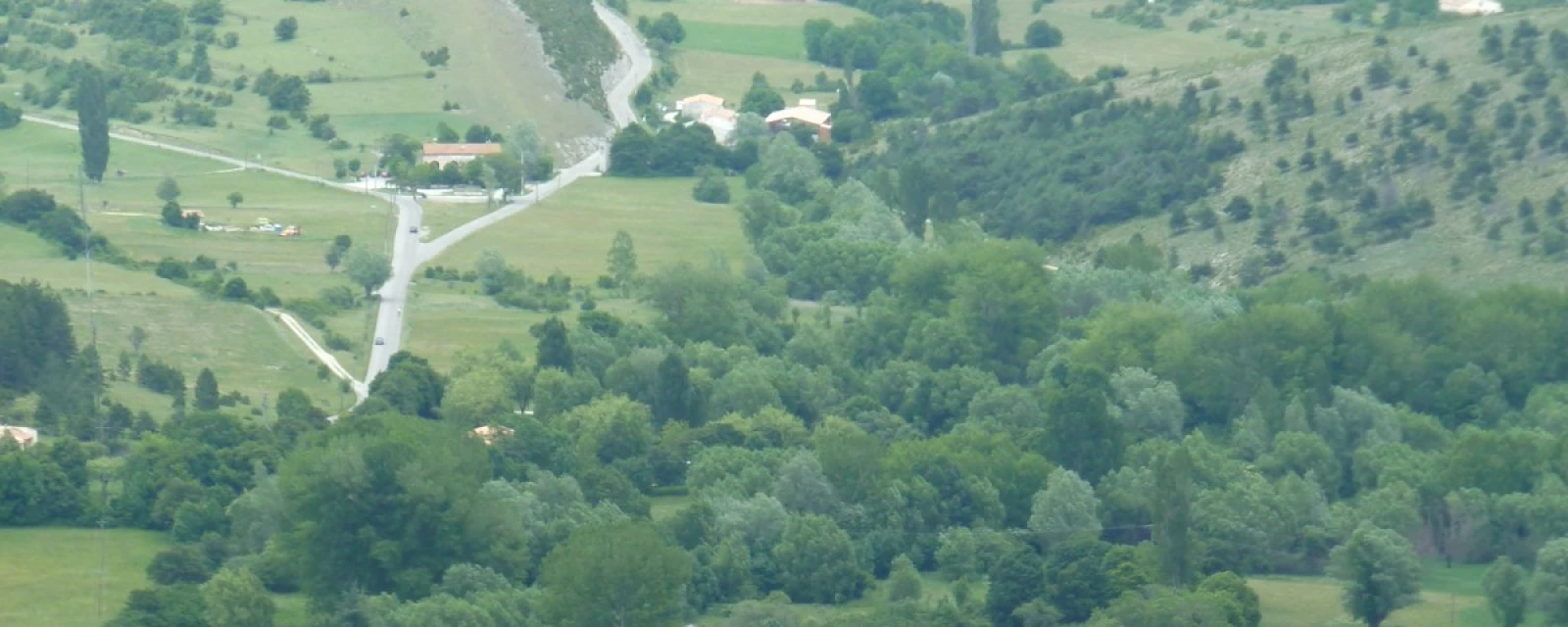 Vue de La Palud-sur-Verdon, Alpes-de-Haute-Provence