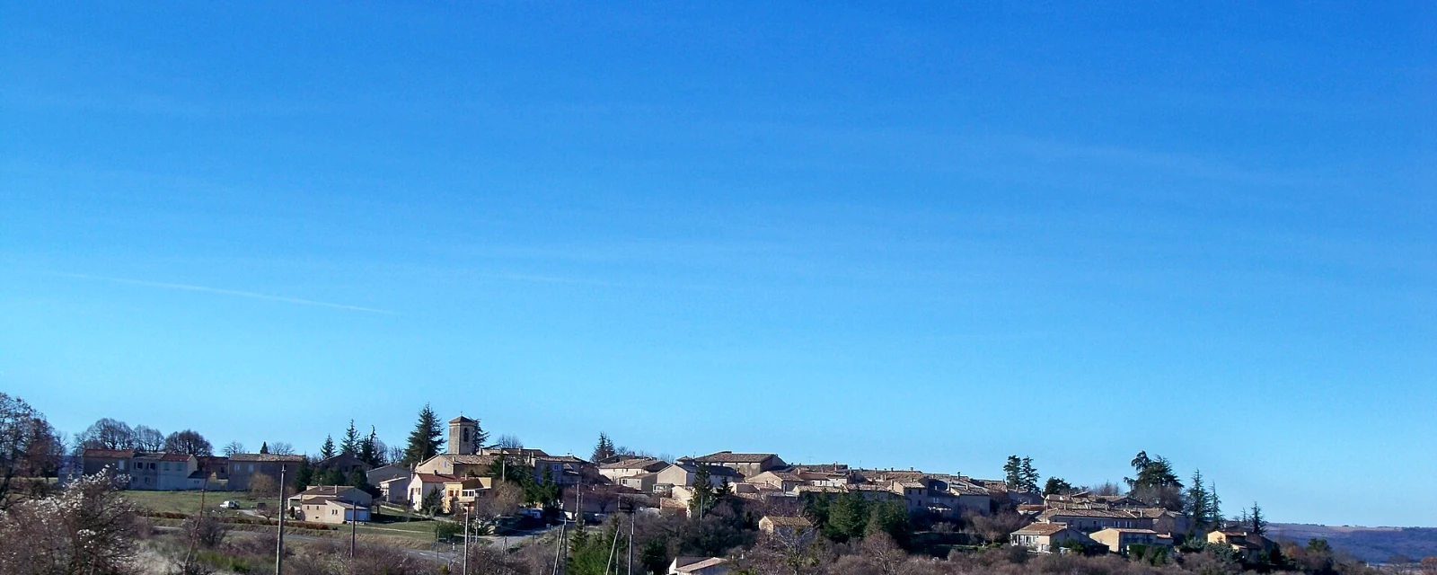 Vue de Revest-du-Bion, Alpes-de-Haute-Provence