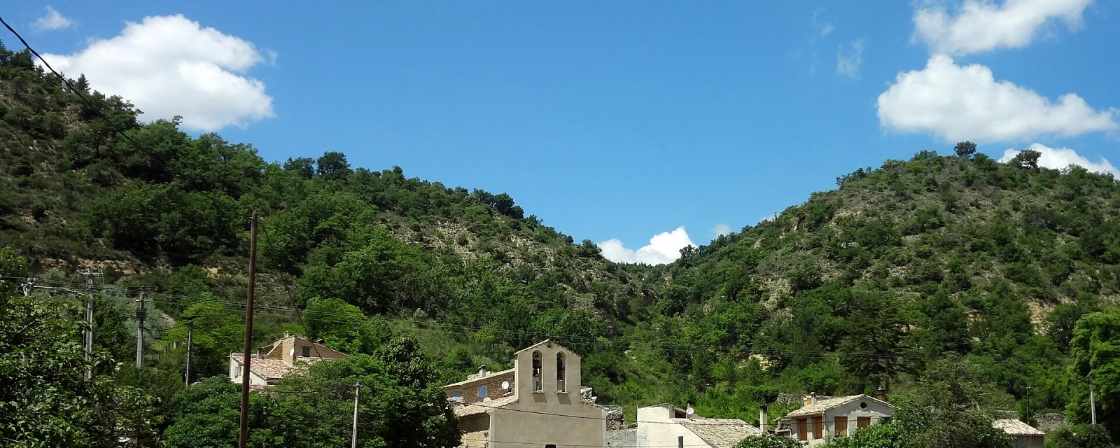Vue de Saint-Jeannet, Alpes-de-Haute-Provence