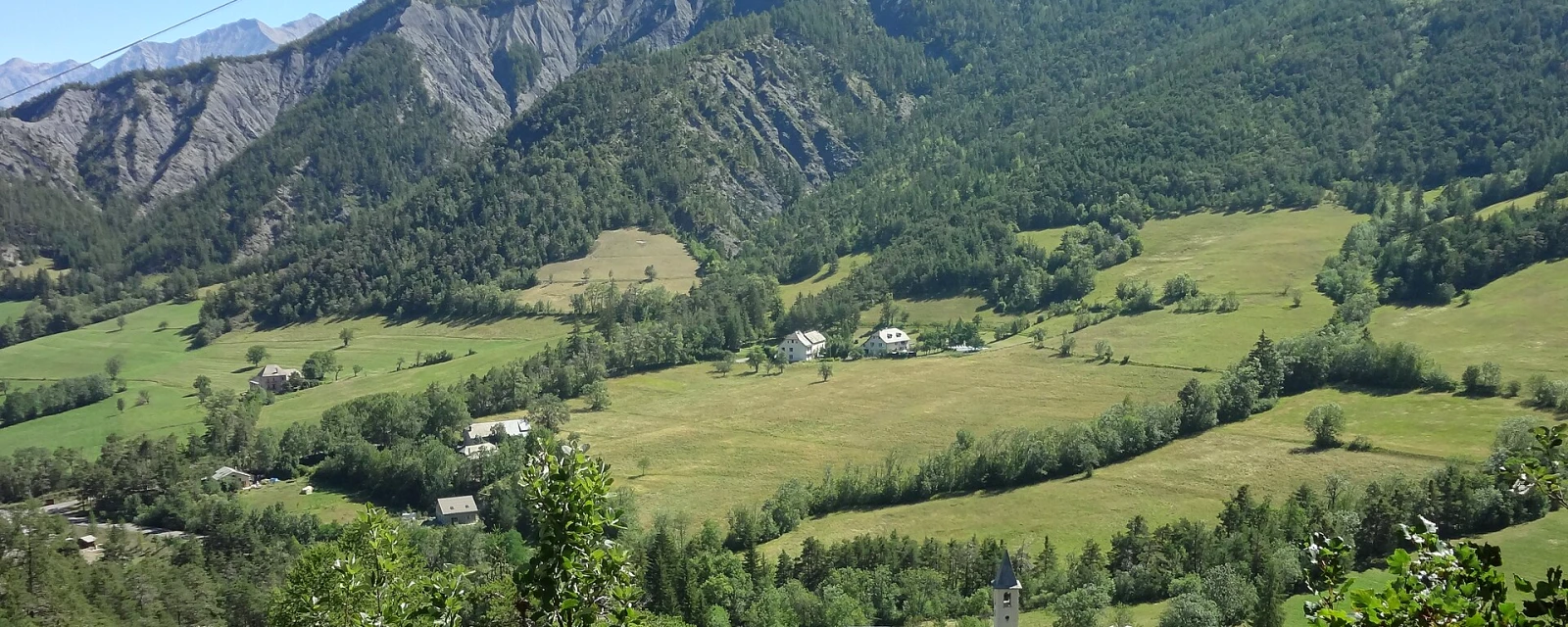 Vue de Uvernet-Fours, Alpes-de-Haute-Provence