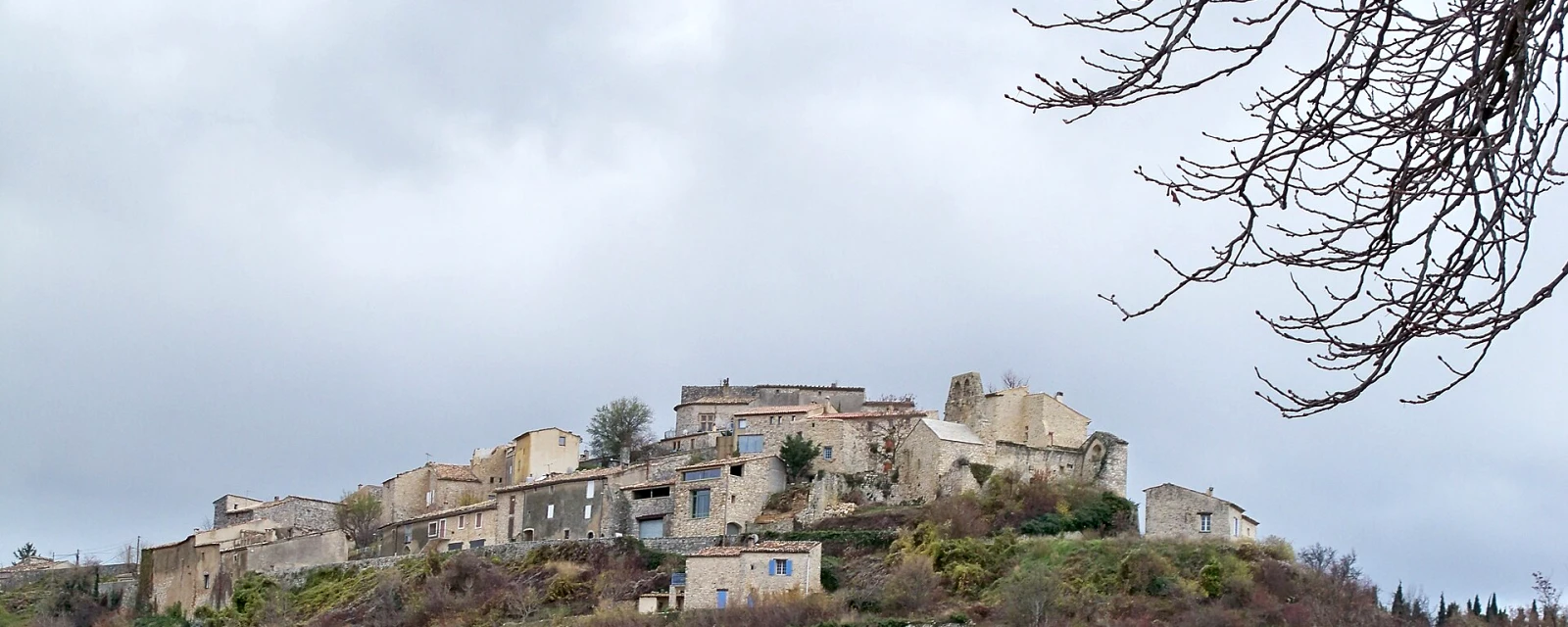 Vue de Vachères, Alpes-de-Haute-Provence