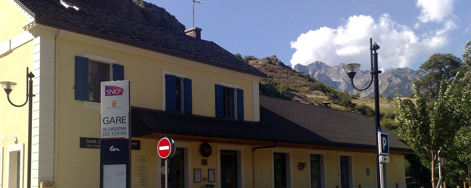 Vue de L'Argentière-la-Bessée, Hautes-Alpes