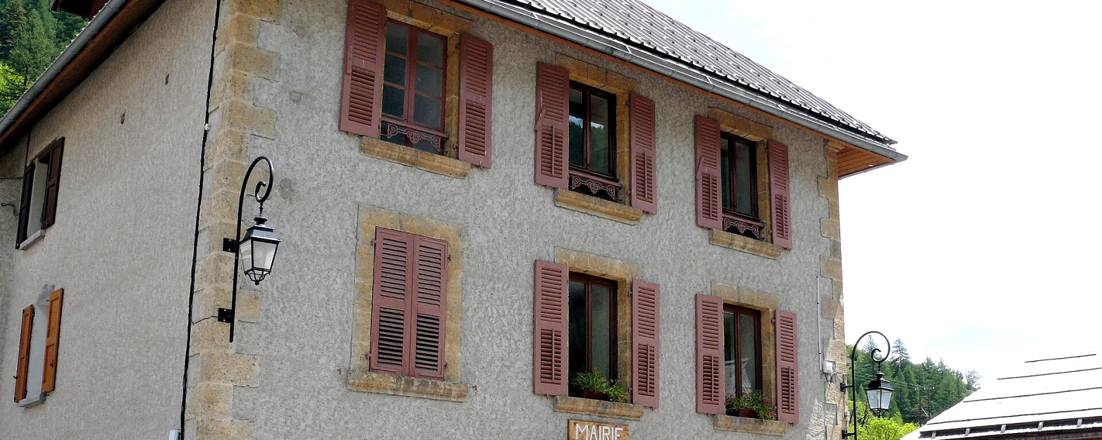 Vue de Arvieux, Hautes-Alpes