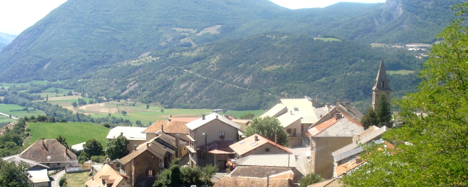 Vue de Avançon, Hautes-Alpes