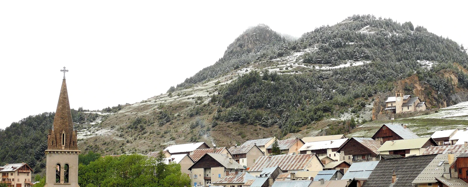 Vue de Cervières, Hautes-Alpes