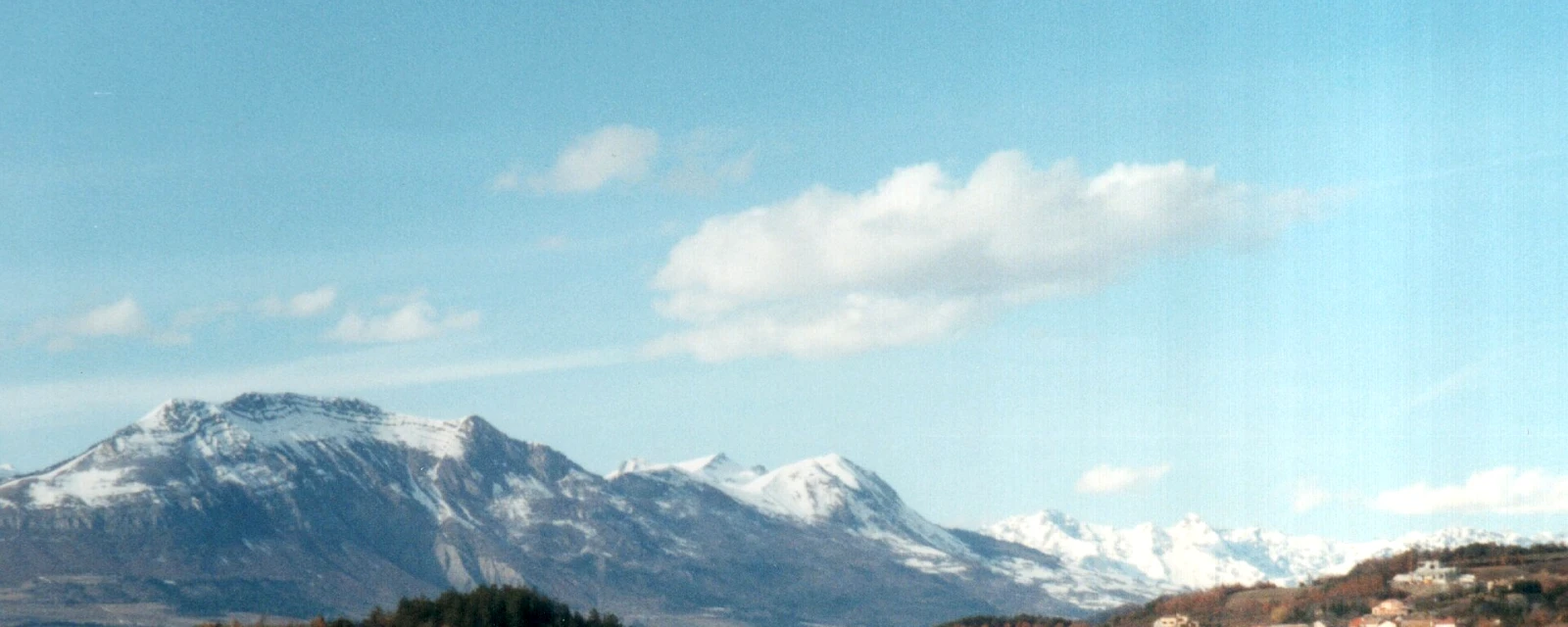 Vue de Châteauvieux, Hautes-Alpes