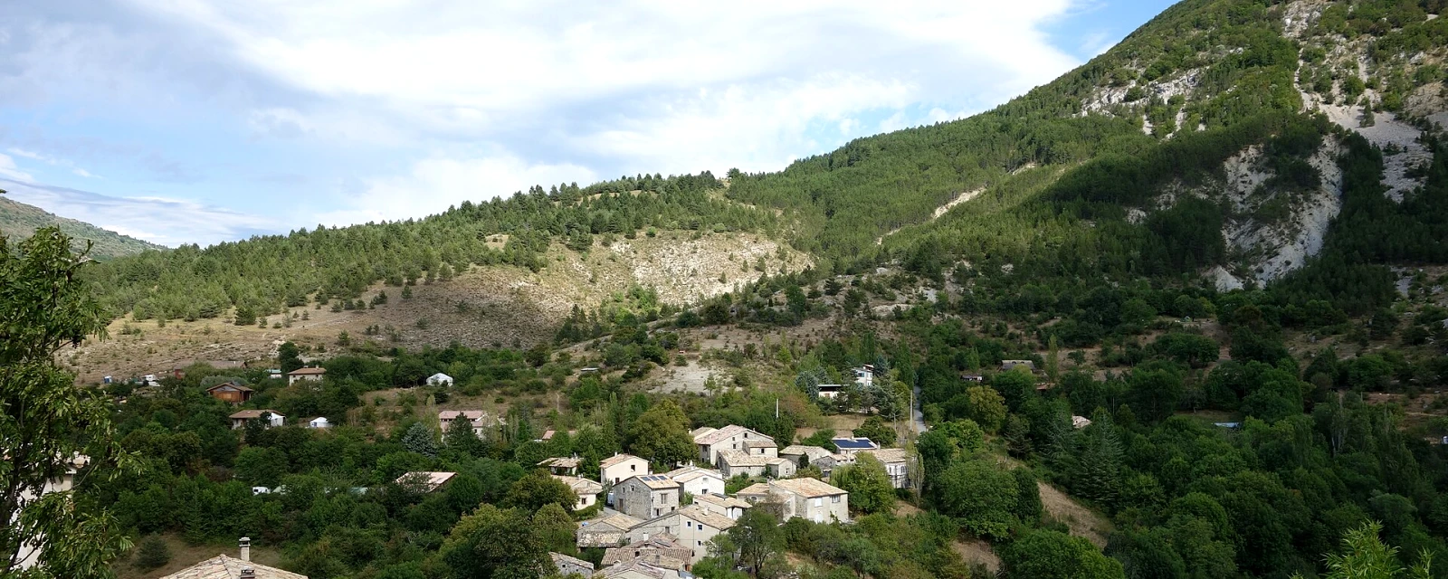 Vue de Éourres, Hautes-Alpes