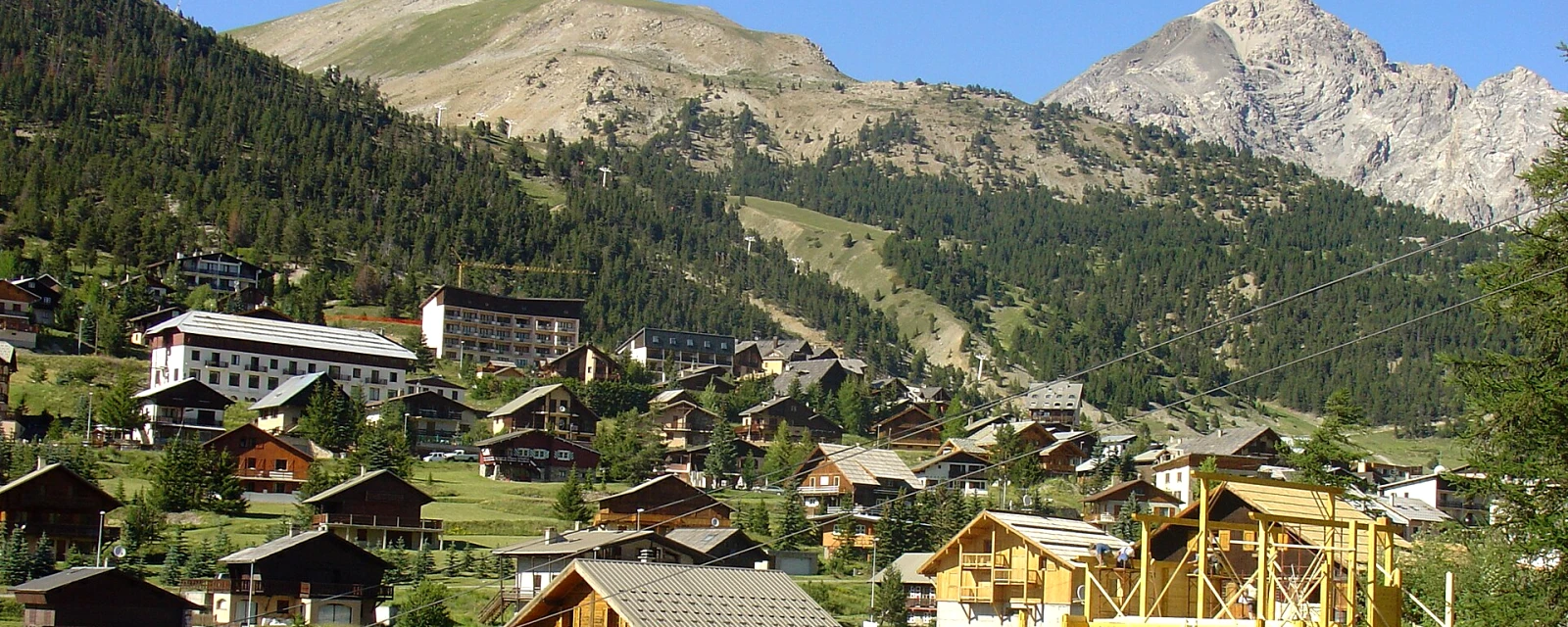 Vue de Montgenèvre, Hautes-Alpes