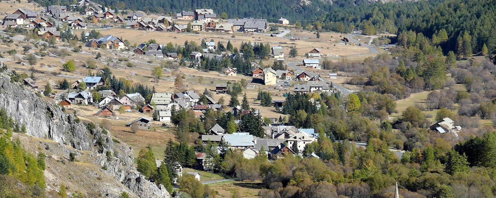 Vue de Névache, Hautes-Alpes