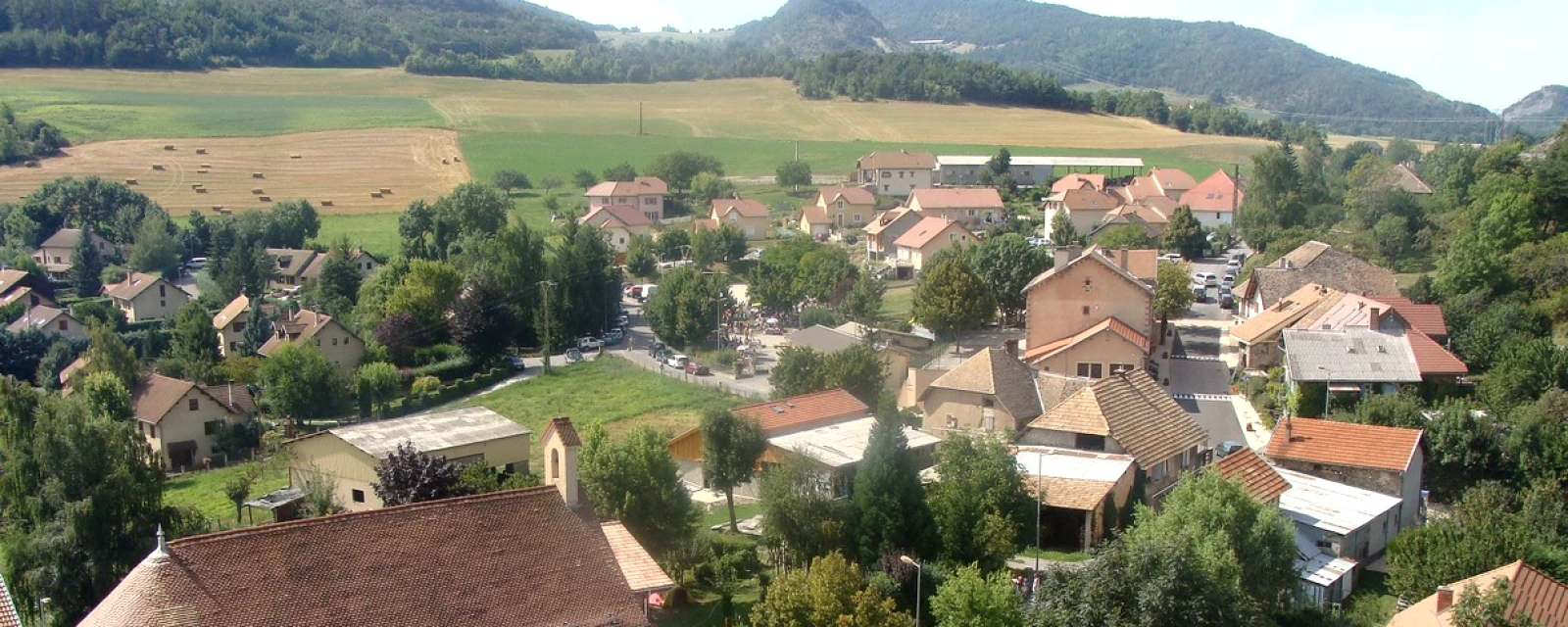 Vue de Rambaud, Hautes-Alpes