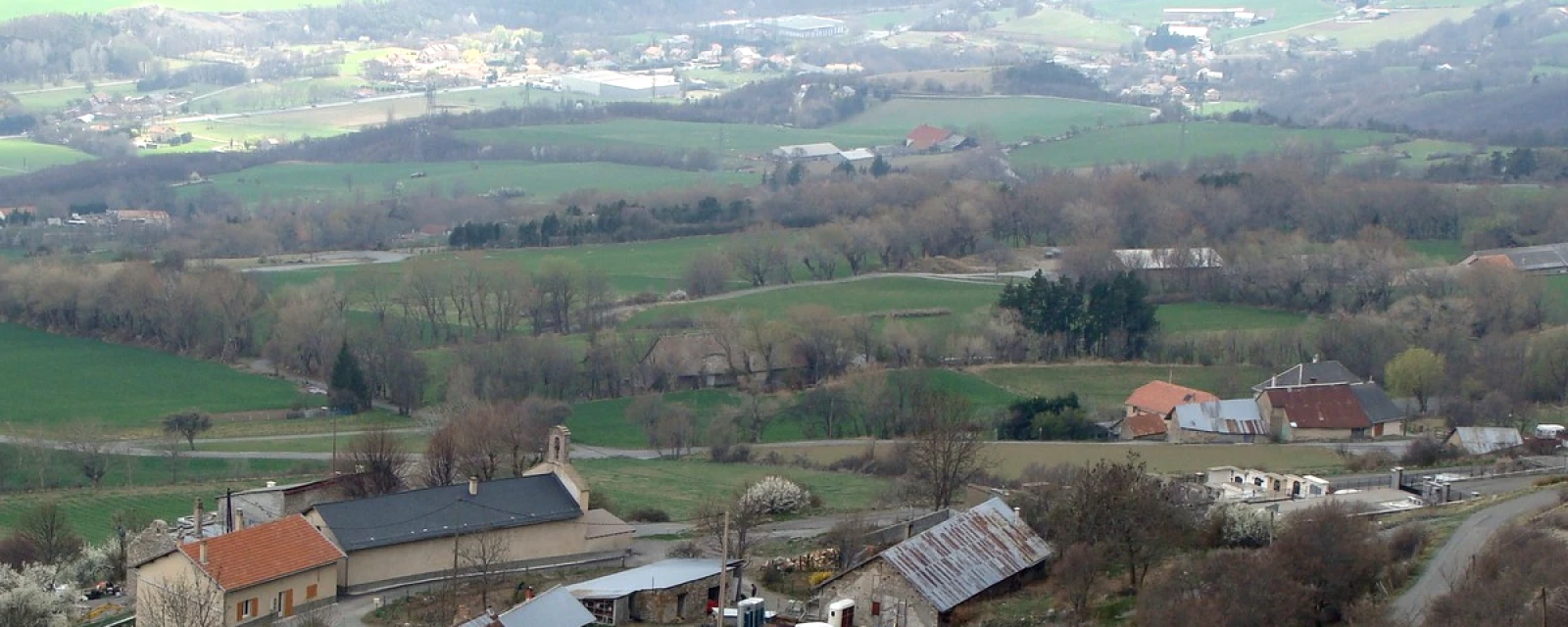 Vue de La Rochette, Hautes-Alpes