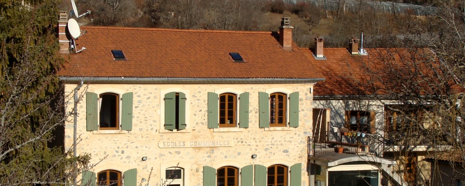 Vue de Saint-Auban-d'Oze, Hautes-Alpes