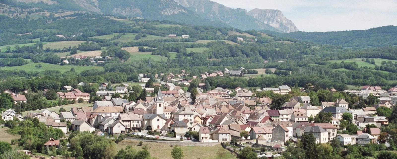Vue de Saint-Bonnet-en-Champsaur, Hautes-Alpes