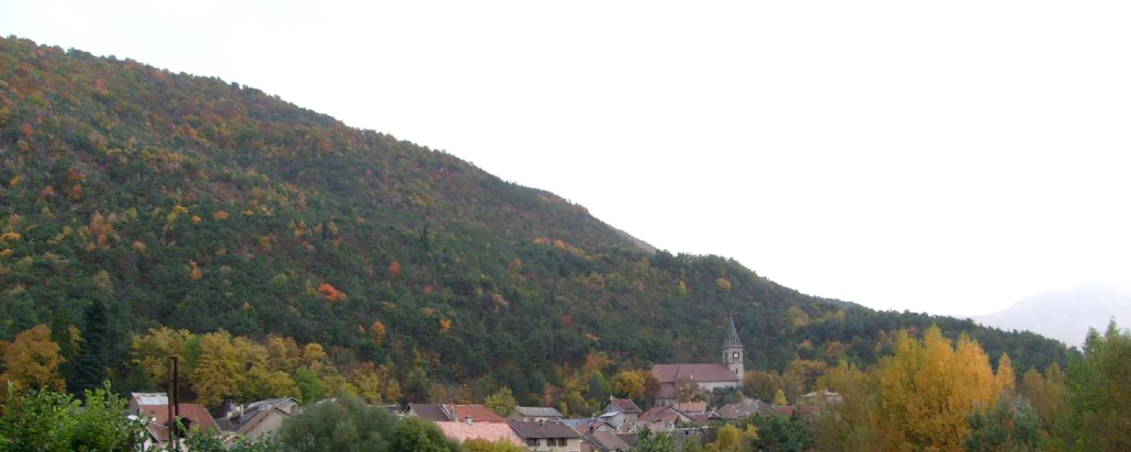 Vue de Valserres, Hautes-Alpes