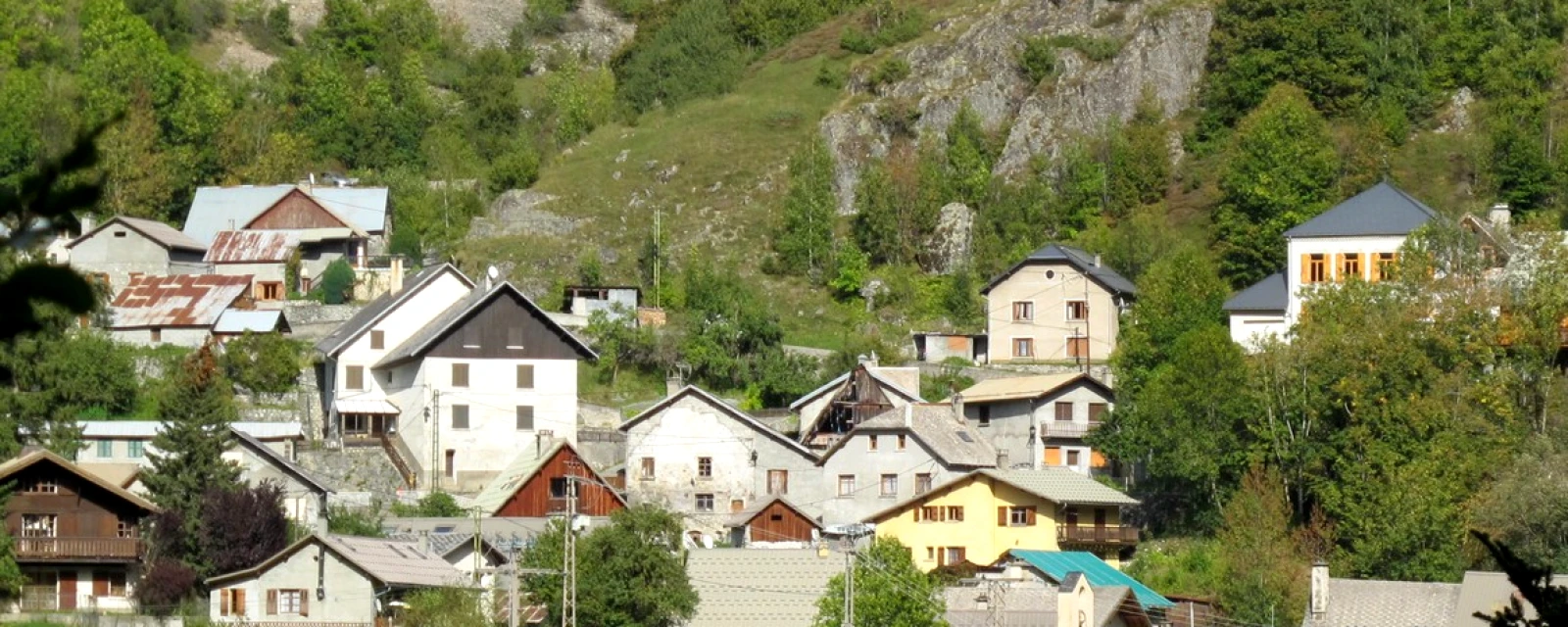 Vue de Villar-Loubière, Hautes-Alpes