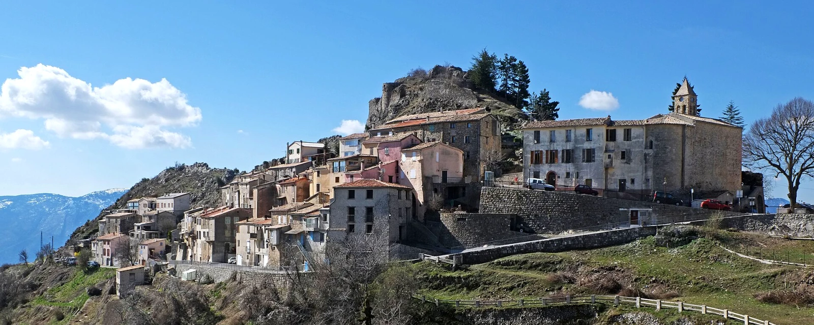 Vue de Ascros, Alpes-Maritimes