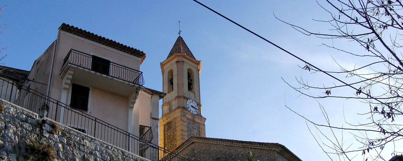 Vue de Aspremont, Alpes-Maritimes