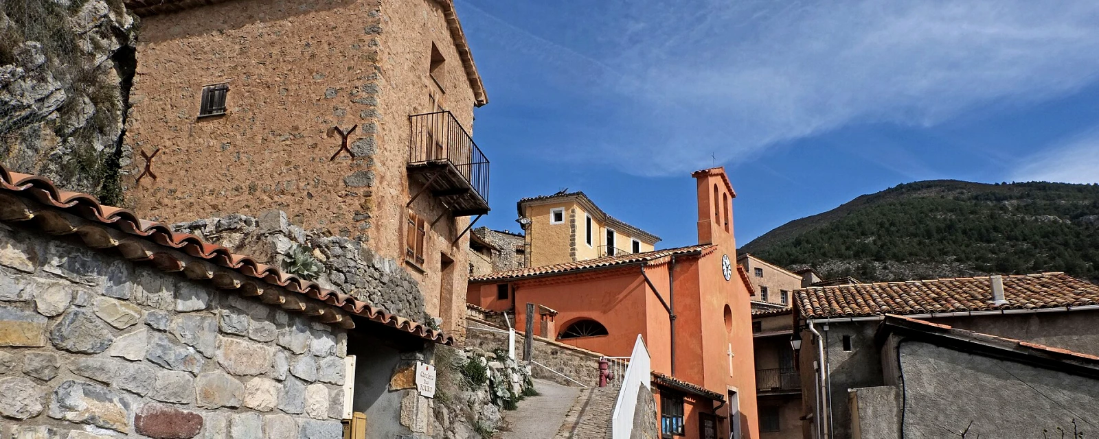 Vue de Auvare, Alpes-Maritimes
